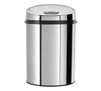 ECHTWERK Cestino per Ufficio/Bagno/cosmesi, Cestino a sensore, Cestino touchless, Cestino Elettrico, sensore di Movimento a infrarossi, Corpo in Acciaio Inox, capacità 9 Litri, Acciaio Inox