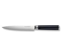 ECHTWERK Coltello da carne Damasco, realizzato a mano in acciaio damasco a 67 strati, manico ergonomico in legno Pakka, adatto per mancini e destrorsi, lunghezza lama 18 cm