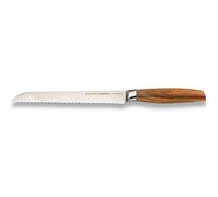 ECHTWERK Coltello da Pane Classic-Edition, Acciaio di Alta qualità, Coltello da Pane con Lama seghettata, Acciaio Inox, Manico ergonomico in Legno di Acacia, Lunghezza Lama 20 cm