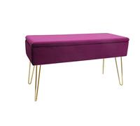 ECHTWERK Panca Scarlett, Misto Poliestere, Bacca, 75 x 30 x 42 cm