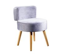 ECHTWERK Mira Poltrona, Legno, Grigio, 44 x 44 x 58 cm