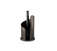 ECHTWERK Portarotolo da cucina, Portarotolo per asciugamani di carta, Portarotolo in acciaio inox, facile da strappare, facile da usare, verticale, robusto, Edizione nera, 15,5 x 33 cm