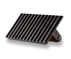 ECHTWERK pressa per carne/burger in ghisa con manico in legno di faggio, per bistecche/burger/pollame e pancetta, 20 x 10 x 7 cm