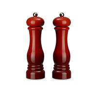 ECHTWERK Set di 2 macinaspezie in plastica ABS di alta qualità, macinino in ceramica, macinino manuale, ideale per spezie come pepe, sale e peperoncino, rosso, 21 cm