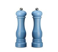 ECHTWERK Set di 2 macinaspezie in plastica ABS di alta qualità, macinino in ceramica, macinino manuale, ideale per spezie come pepe, sale e peperoncino, azzurro, 21 cm
