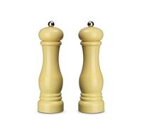 ECHTWERK Set di 2 macinaspezie in plastica ABS di alta qualità, macinino in ceramica, macinino manuale, ideale per spezie come pepe, sale e peperoncino, crema, 21 cm