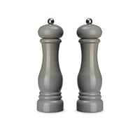 ECHTWERK Set di 2 macinaspezie in plastica ABS di alta qualità, macinino in ceramica, macinino manuale, ideale per spezie come pepe, sale e peperoncino, grigio, 21 cm