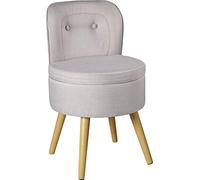 ECHTWERK Sgabello, Legno, schienale alto, piedini in legno, Grigio, Piccolo