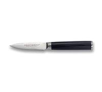 ECHTWERK Spelucchino di Damasco, coltello per verdure/frutta, piccolo coltello da cucina/coltello multiuso, acciaio damasco, manico in legno di Pakka, lama a lama liscia, lama di circa 8,5 cm