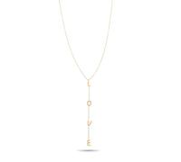 Echtzeit Collana Donna EJ-0046-N-47 in acciaio inossidabile IP oro