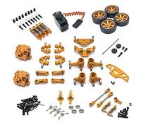 Echwave 1 set di aggiornamenti in metallo kit albero motore asta braccio oscillante per 284131 K969 K989 1/28 RC parti auto, giallo