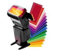 Echwave 12 colori / set di filtri a colori per schede Speedlite per fotocamera/gel fotografico filtro flash flash