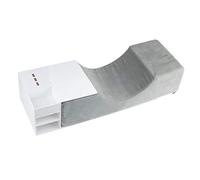 Echwave 2 in 1 cremagliera per ciglia, spugna + cuscino per ciglia in flanella, set di strumenti per il trucco per il salone, per il trucco delle ciglia, cuscino ergonomico