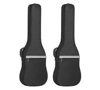 Echwave 2 X Chitarra Elettrica Borsa Gig 41 Custodia per Chitarra Acustica Chitarra Elettrica Basso Chitarra Concerto Chitarra Chitarra e Di Più, Bianco e nero