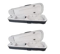 Echwave 2 X Violino Case 1/2 Dimensione Professionale Tre Forma Rettangolare Violino - All'interno Violino Parti