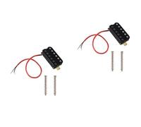 Echwave 2X Chitarra Elettrica Doppia Bobina Suono Cliente Ponte Alnico V Argilla acquirente Nero