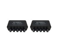 Echwave 2X Stereo Audio Mixer 1 Ingresso 5 Uscite Distributore di Audio multicanale Interfaccia RCA per Amplificatori di Potenza
