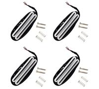 Echwave 4X Pickup Hot Rail Double Track Chitarra Elettrica Alnico5 Pickup Fit 11K Strat Tele Chitarra Elettrica, Bianca