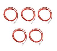 Echwave 5 x 2 fili PT1000 sensore di temperatura termistore silicone gel rivestito sonda 1,5 metri 45 mm x 5 mm