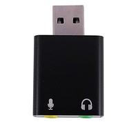 Echwave 7.1-Canali In Lega Di Alluminio Usb Scheda Audio Del Computer Scheda Audio Esterna Usb7.1 Scheda Audio Analogica Scheda Audio