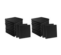Echwave di schiuma acustica cunei 48 Pack piastre acustiche 1 x 12 x 12 Studio suono assorbente piastrelle assorbimento soffitto