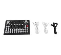 Echwave F007C Versione Inglese Professionale Desktop Compatto Canto Scheda Audio Desktop Scheda Audio Mixer per Live
