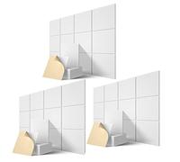 Echwave Piastre acustiche autoadesive 36 confezioni,12 x 12 x 0,4 Tappezzeria Insonorizzata,Piastra Insonorizzante