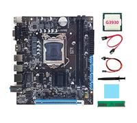 Echwave Scheda Madre Desktop H110+CPU G3930+DDR4 4GB 2133Mhz RAM+ SATA+ Interruttore+Grasso Termico+Pad Termico LGA1151