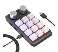 Echwave Tastiera personalizzata Hotswap Tastiera Pulsante Volume Pulsante Manopola Programmazione Macro Gaming , 12 2 Manopole Bluetooth