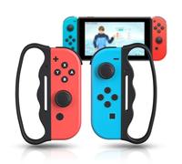 ECHZOVE Impugnatura per Switch Fitness Boxe, Maniglia per Nintendo Switch Boxing - 2 confezioni (nero)