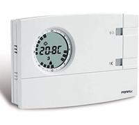 ECI ELETTROFORNITURE Cronotermostato analogico digitale giornaliero modello 1CRCR308-G Perry color bianco