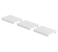 ECI ELETTROFORNITURE KIT 3 PEZZI (12 MODULI) Copriforo 4 moduli per quadri DIN centralino estetico - V53598