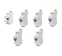 ECI ELETTROFORNITURE KIT CENTRALINO QUADRO GEWISS COMPLETO DI DIFFERENZIALE PURO 25A + 5 MAGNETOTERMICI 1+N