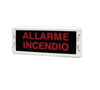 ECI ELETTROFORNITURE LINCE 1791ALB/LMP TARGA OTTICO ACUSTICO A LED