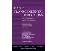 Eckart Förster Kant's Transcendental Deductions (Tascabile)