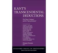 Eckart Förster Kant's Transcendental Deductions (Tascabile)