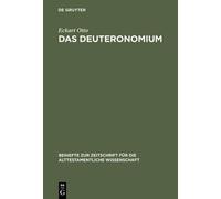 Eckart Otto Das Deuteronomium (Copertina rigida)