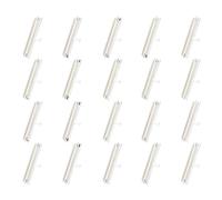 ECKBRJA Alzacristalli auto Fermo Staffa Guida Vetro Finestrino Dell'auto Plastica Bianca 7775575 Per Alfa Per Romeo 147(20 pezzi)