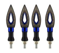 ECKBRJA Indicatori Direzione Motociclette Lampeggiatori Indicatori Direzione 12V Per HP4 F650GS F750GS C650 C650GT F900R F800R Indicatori direzione(BLU,2 paia)