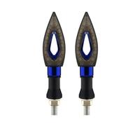 ECKBRJA Indicatori Direzione Motociclette Lampeggiatori Indicatori Direzione 12V Per HP4 F650GS F750GS C650 C650GT F900R F800R Indicatori direzione(BLU,1 paio)