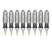 ECKBRJA Indicatori Direzione Motociclette Per Bajaj Per Pulsar 200 NS Per Pneumatici Per Pulsar200 RS 200 AS 200 Indicatori direzione(Guscio trasparente,8 pezzi)