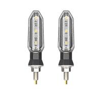 ECKBRJA Indicatori Direzione Motociclette Per Bajaj Per Pulsar 200 NS Per Pneumatici Per Pulsar200 RS 200 AS 200 Indicatori direzione(Guscio trasparente,2 PEZZI)