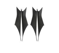 ECKBRJA Maniglia Interna Porta Dell'auto Guanti Pannello Rivestimento Accessori Interni Auto Per Serie 5 G30 F90 M5 530i MSport 540i 520d Maniglie porte interne auto(Nero 1 set)