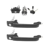 ECKBRJA Maniglia portiera dell'auto Per Golf 3 Cabrio Sistema Chiusura Maniglia Porta Serratura Chiave Blocco Portellone Posteriore Interruttore Serbatoio Sinistro Destro