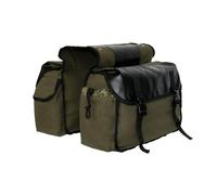 ECKBRJA Motociclo Borsa Sella Moto Per Suzuki DR 650 Impermeabile Per Bagagli(VERDE)