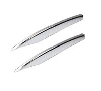 ECKBRJA Paraurti Anteriore Presa d'Aria Aspirazione Splitter Decorazione Copertura Trim per Jaguar per XE 2016 2017 2018 2019 Spoiler Anteriore per Auto(Argento)