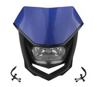 ECKBRJA Per Accessori Fanali Motori Per Suzuki Universal Enduro Motocross Protezione lampada frontale(BLU)