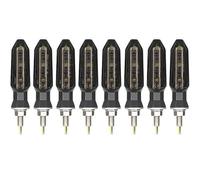 ECKBRJA Per MV Agusta Per Brutale 675 920 990R 800RR Indicatori Direzione Motociclette Indicatori direzione(Sm-oke Shell,8 pezzi)