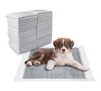 Eckerdromk 100 Pezzi Tappetini per l'addestramento di Cani e Cuccioli, Tappetini al Carbone con Controllo Degli Odori, Tappetini Igienici per Cani, 5 Strati a Prova di Perdite con Superficie ad Asciu