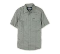 Ecko Unltd. Camicia A Maniche Corte In Popeline Solido, Grigio, X-Piccolo